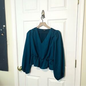 ✧･ﾟexpress teal blouse top